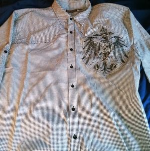 Mens Indigo 30.shirt  Size 3XL